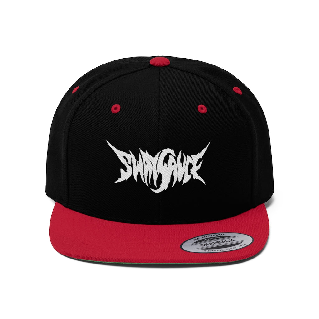 Sway Sauce Flat Bill Hat - White Logo