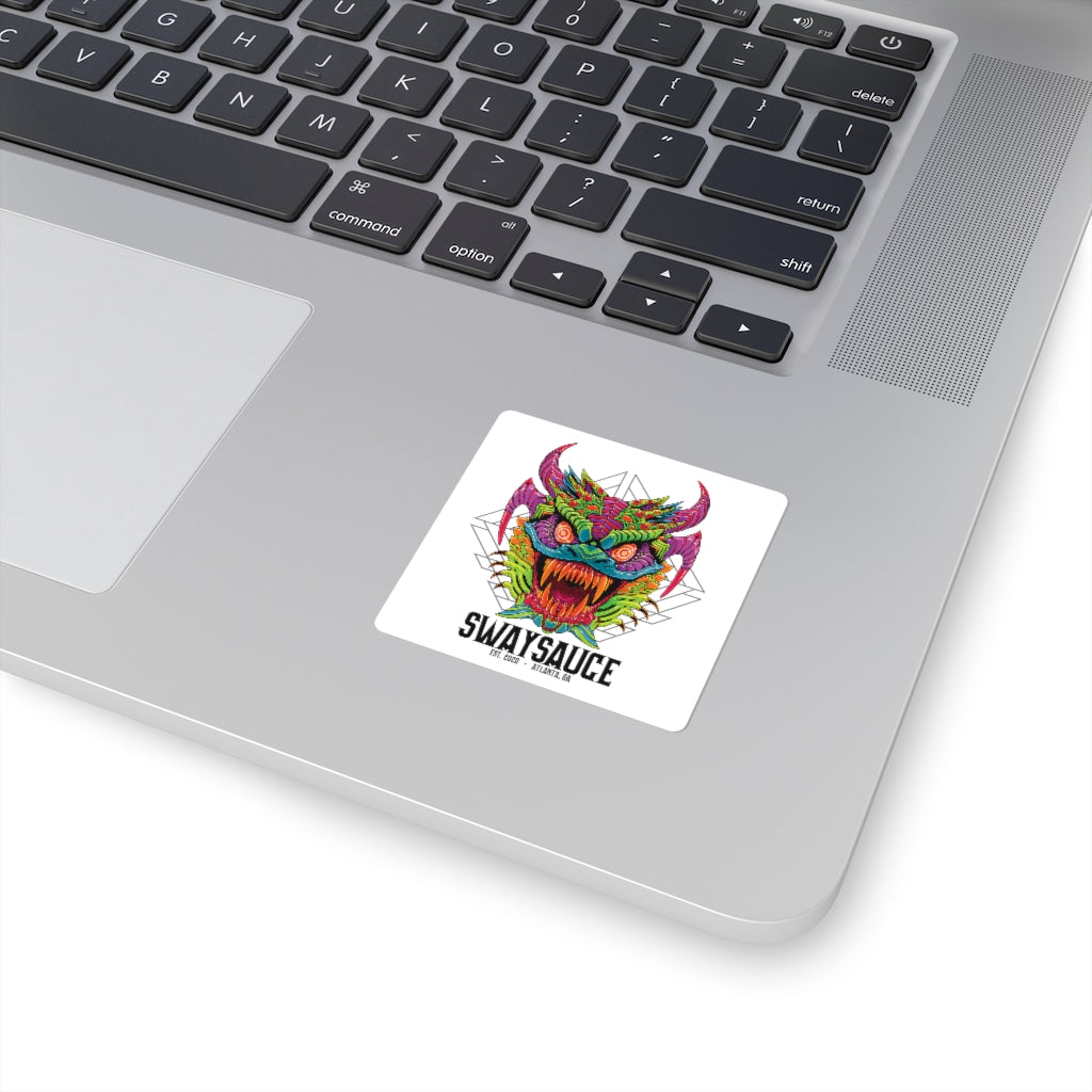 Diablico Sucio Square Sticker - Regular Font