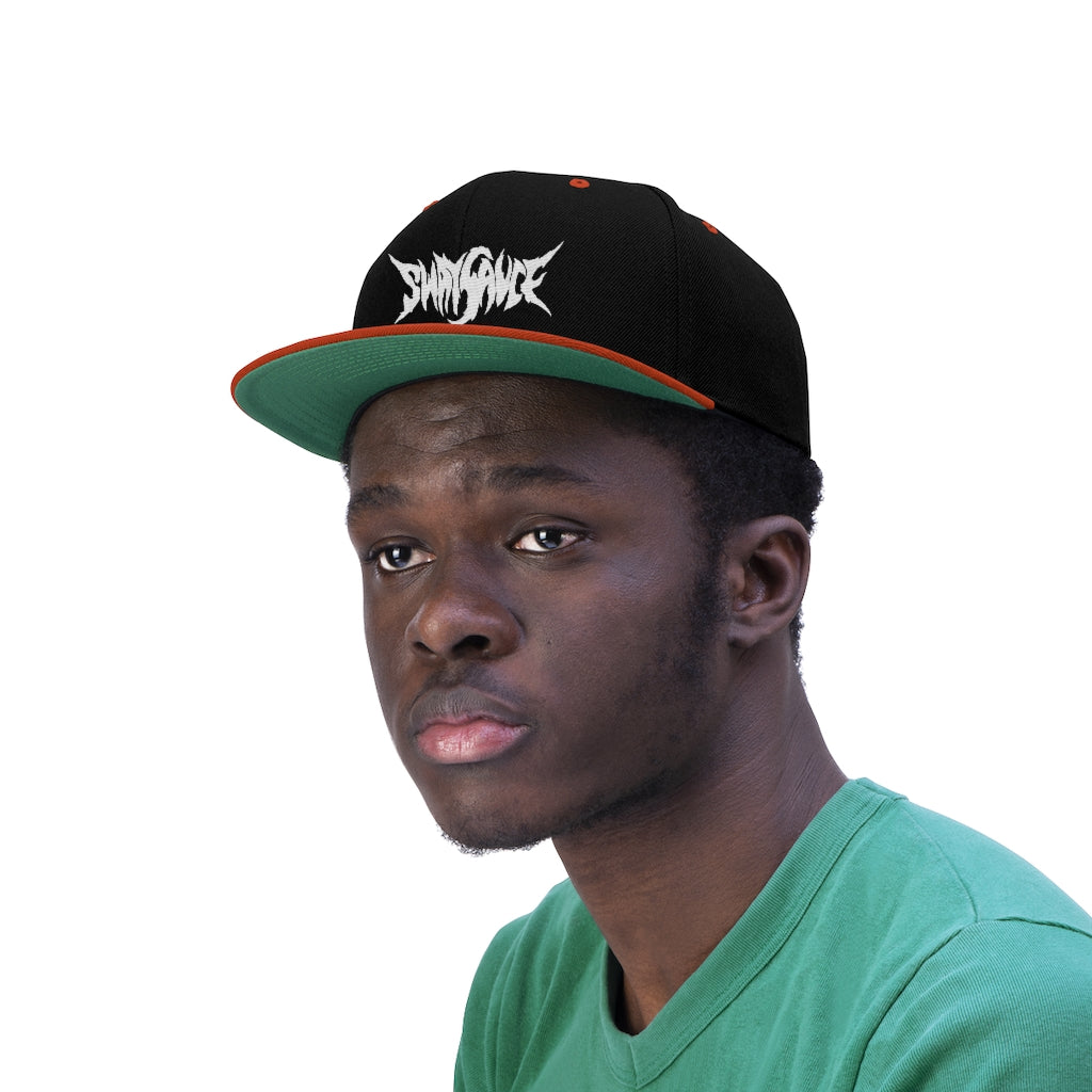 Sway Sauce Flat Bill Hat - White Logo