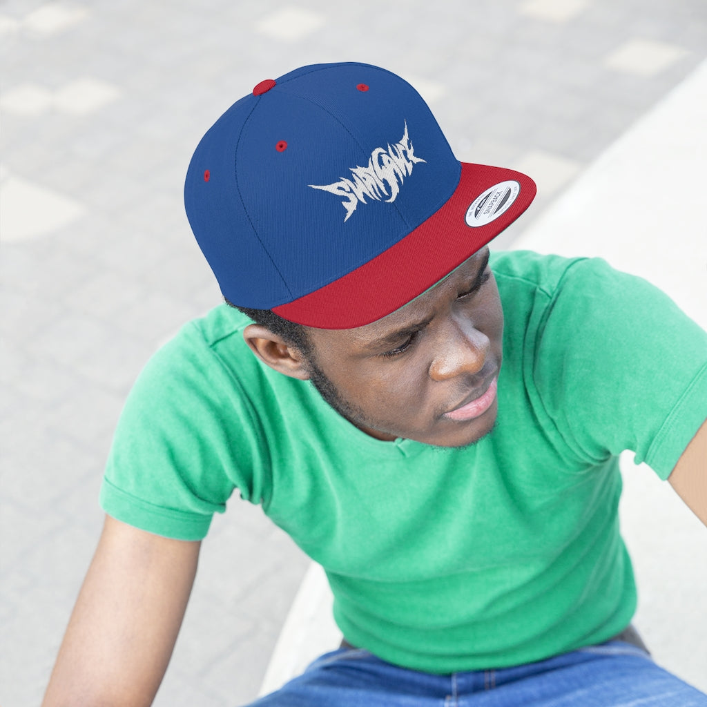 Sway Sauce Flat Bill Hat - White Logo