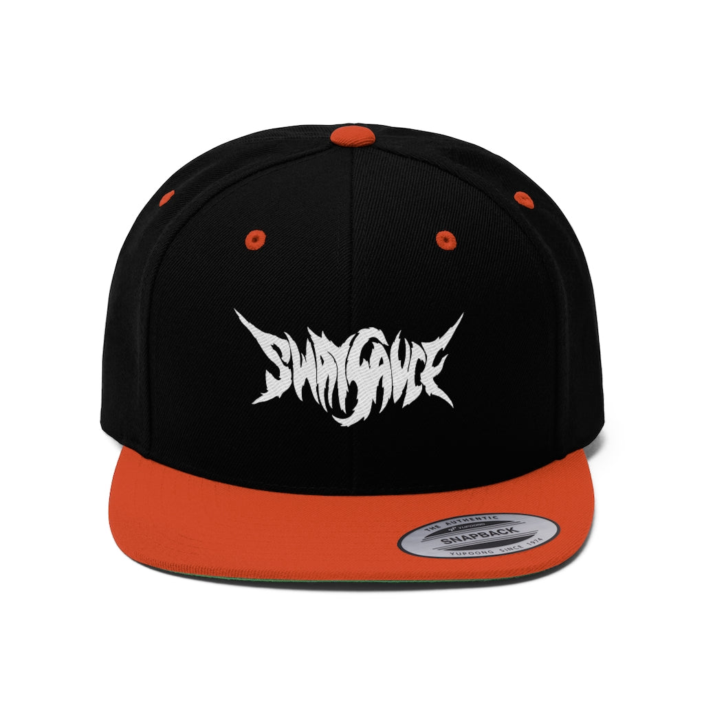 Sway Sauce Flat Bill Hat - White Logo