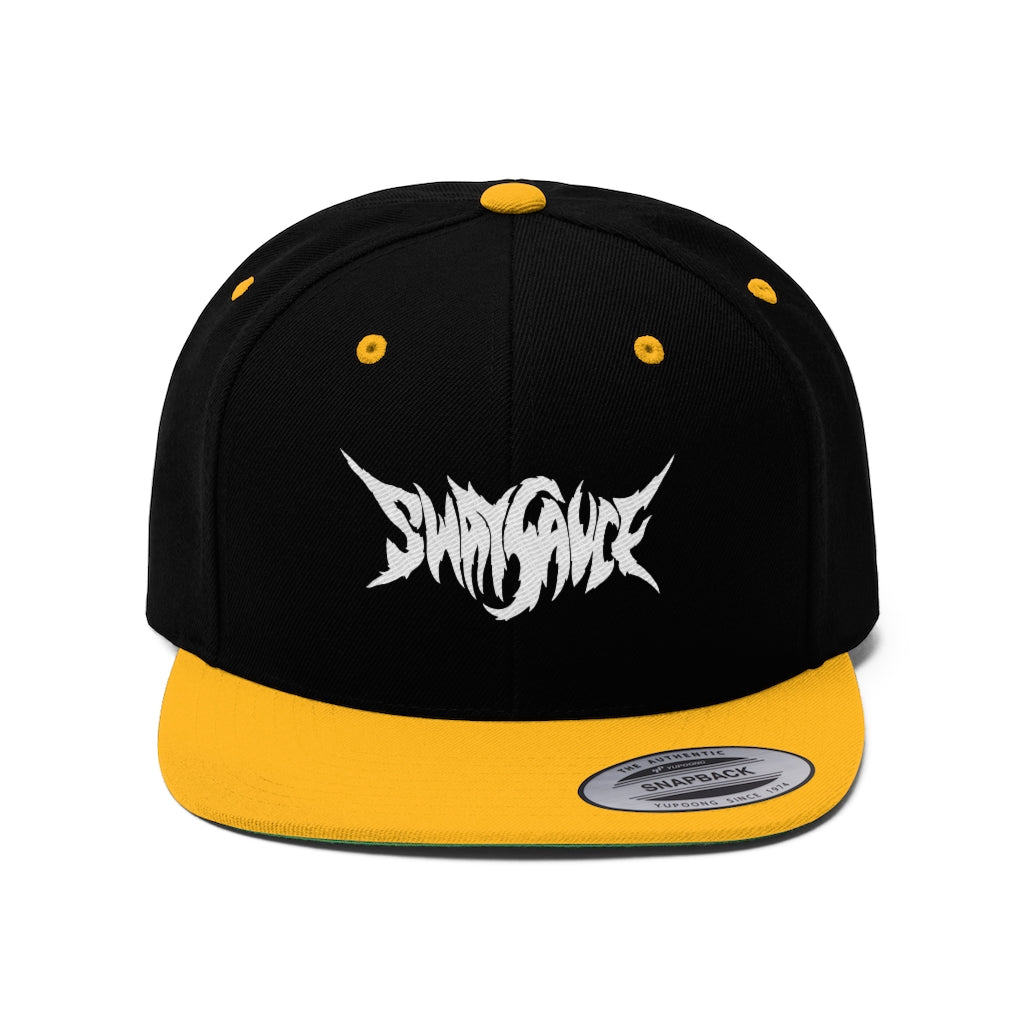 Sway Sauce Flat Bill Hat - White Logo