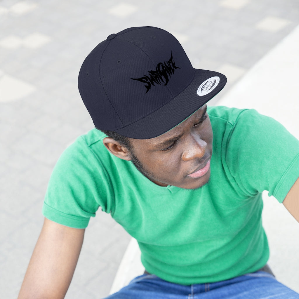 Sway Sauce Flat Bill Hat - Black Logo