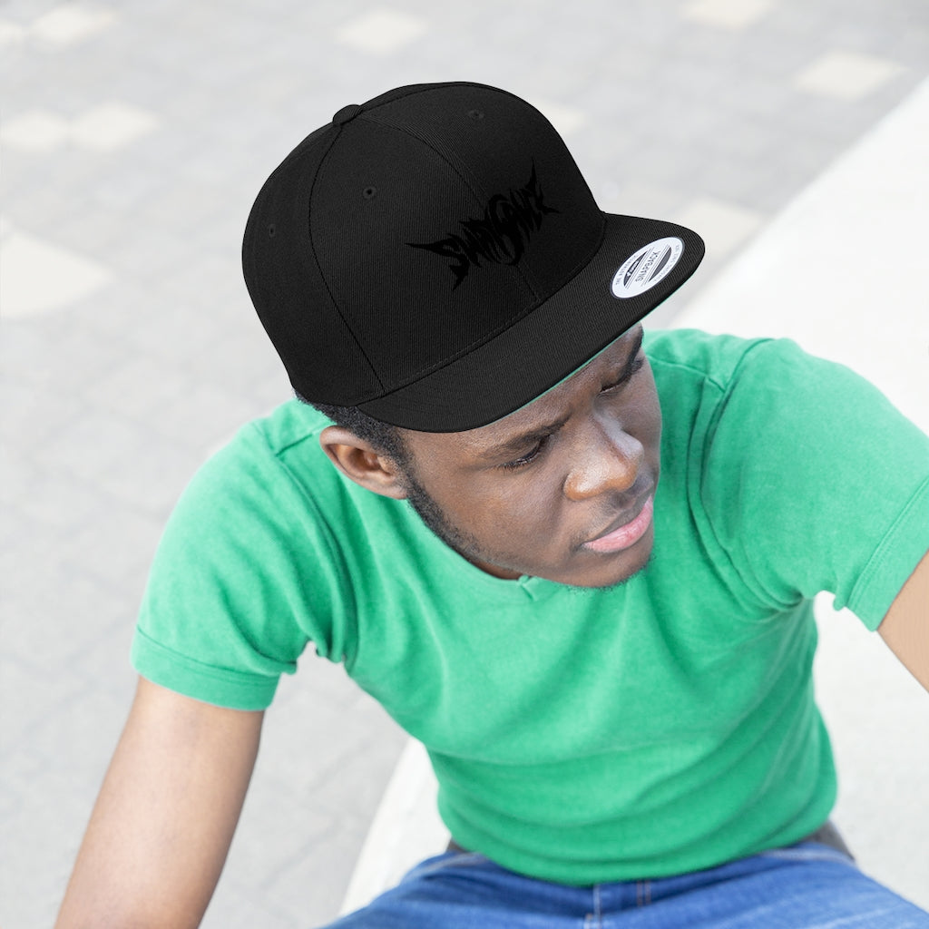 Sway Sauce Flat Bill Hat - Black Logo