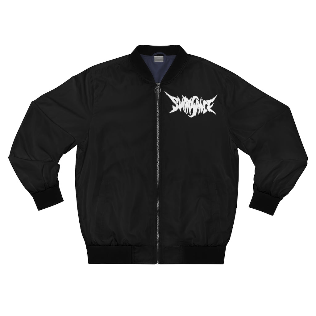 Men's Sway Sauce Black Double Sided Bomber Jacket