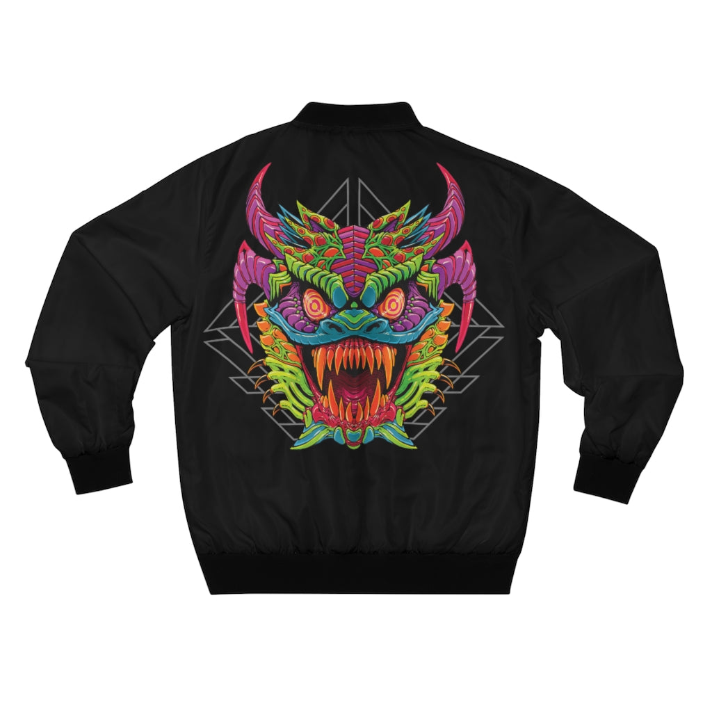 Men's Sway Sauce Black Double Sided Bomber Jacket