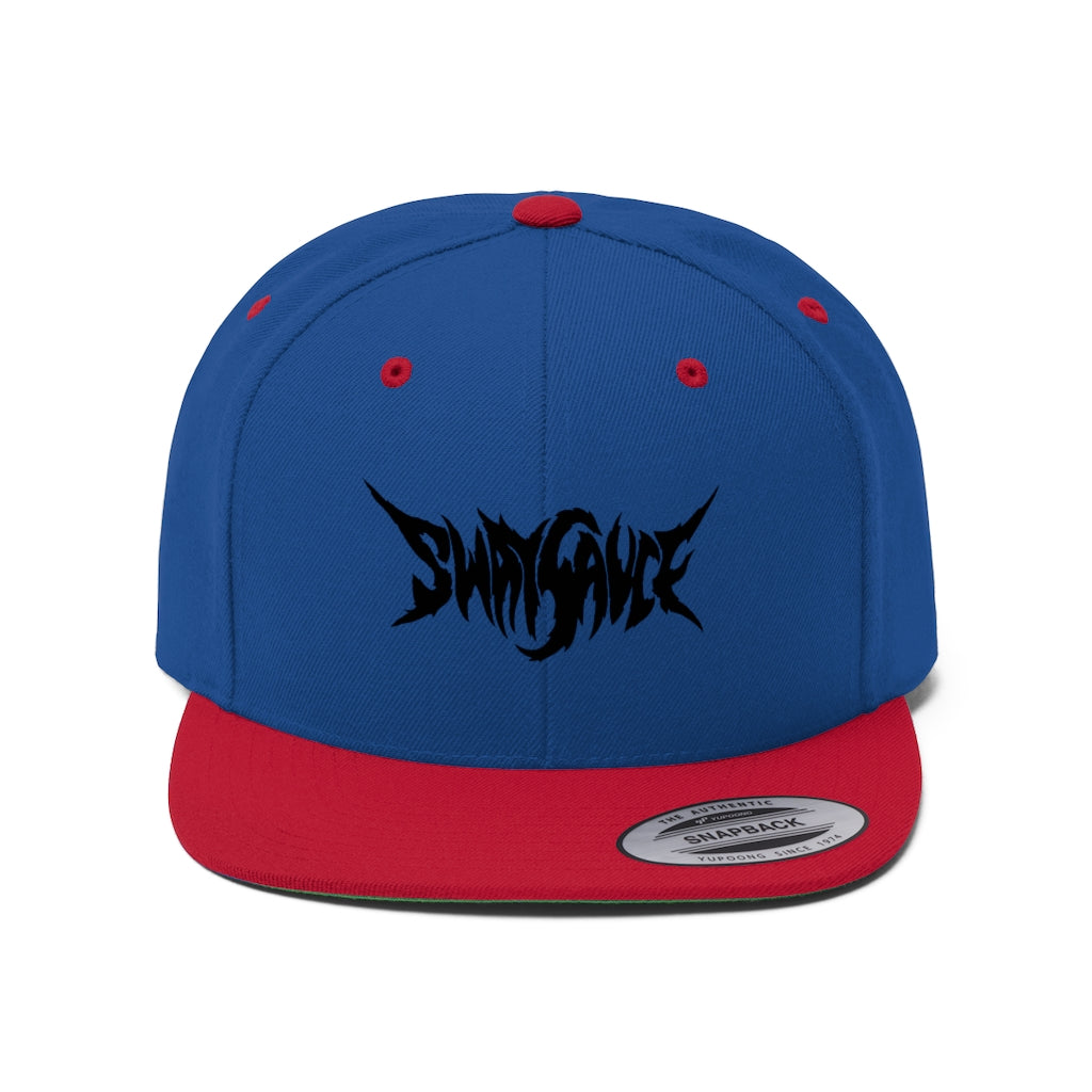 Sway Sauce Flat Bill Hat - Black Logo